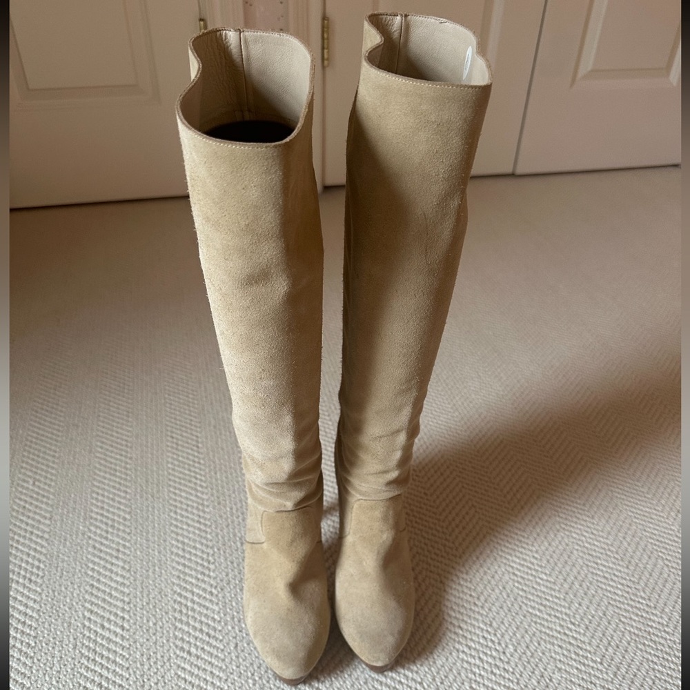 Michael Kors Neutral Suede boot